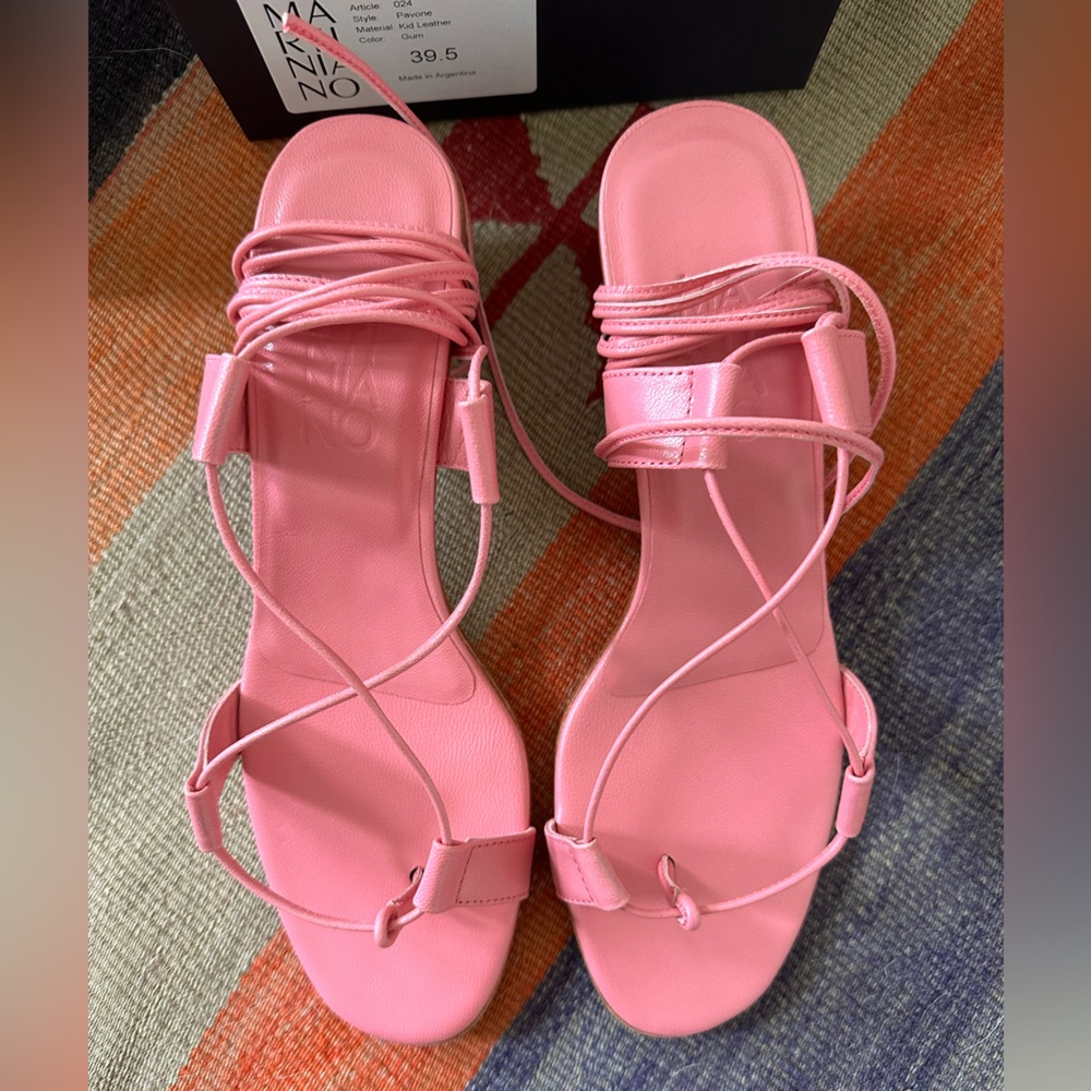 Martiniano Pavone Sandal in Bubble Gum